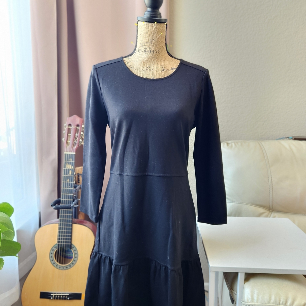 Juicy Couture Classic Black Long Sleeve Dress